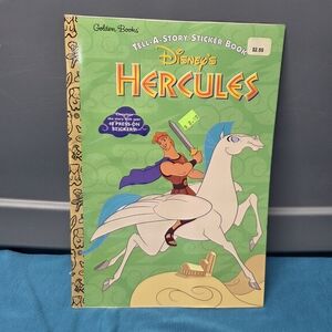Vintage 1997 Disney Hercules Sticker Book Coloring